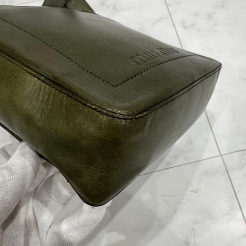 Miu Shoulder Bags Miumiu Archive Leather Bag 15