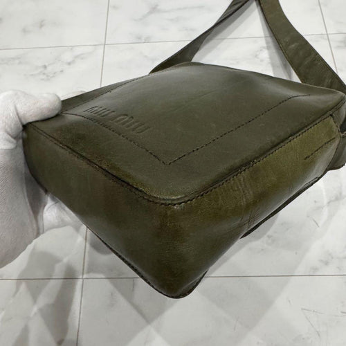 Miu Shoulder Bags Miumiu Archive Leather Bag 15