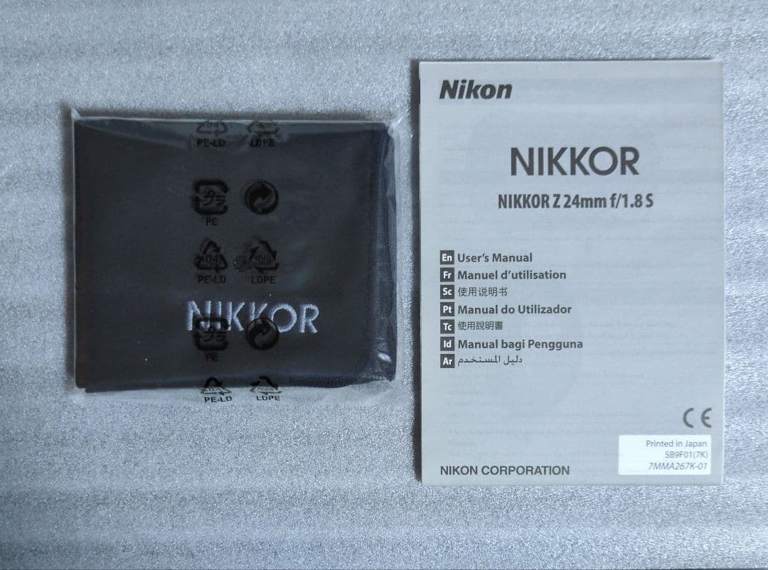 Nikon Lens (Single Focus) Nikkor Z F/1.8 S