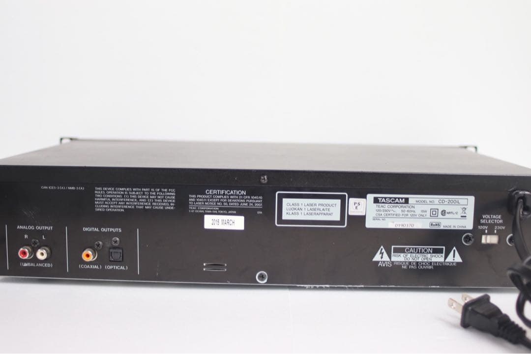 Tascam Cd Sacd Players Cd-200Il