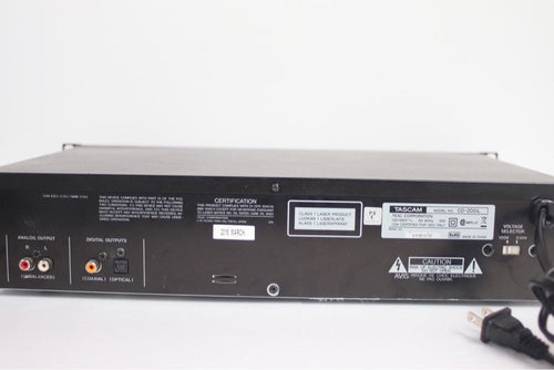 Tascam Cd Sacd Players Cd-200Il