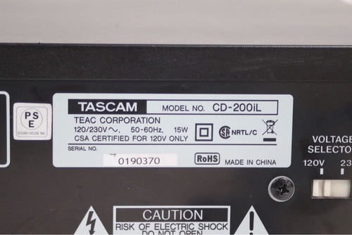 Tascam Cd Sacd Players Cd-200Il