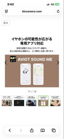 Aviot Bone Conduction Earphone Wb-E1M-Sle