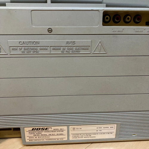 Bose Radio And Boombox Aw-1/