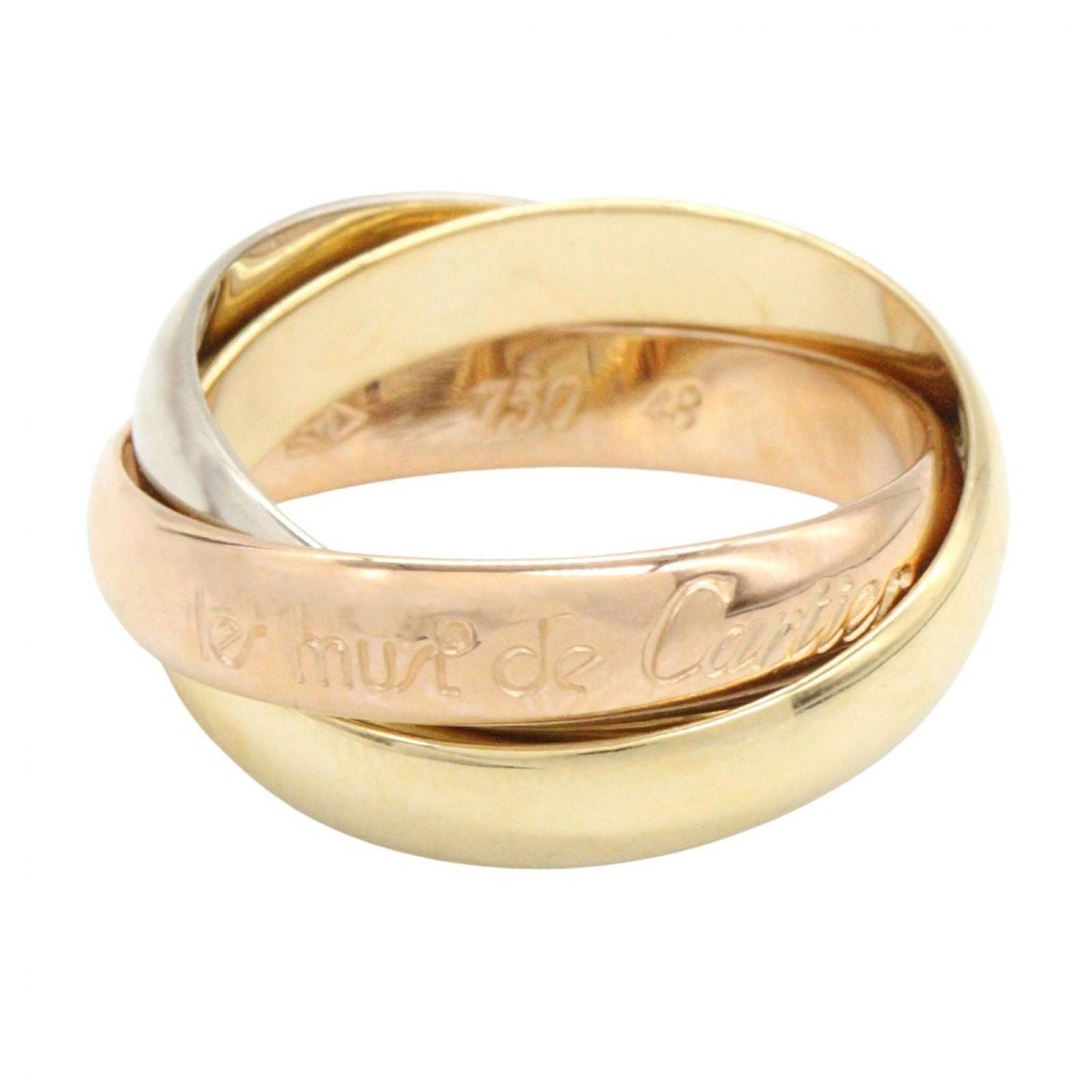 Cartier Ring K18 K18Wg Used A