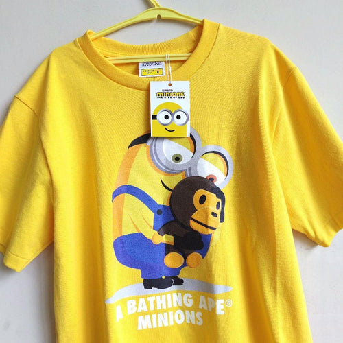A Bathing Ape T-Shirts 22Ss Bape Minions T