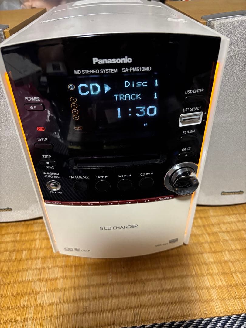 Panasonic Cd, Md Cassette Decks Sa-Pm510Md