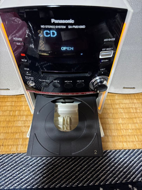 Panasonic Cd, Md Cassette Decks Sa-Pm510Md