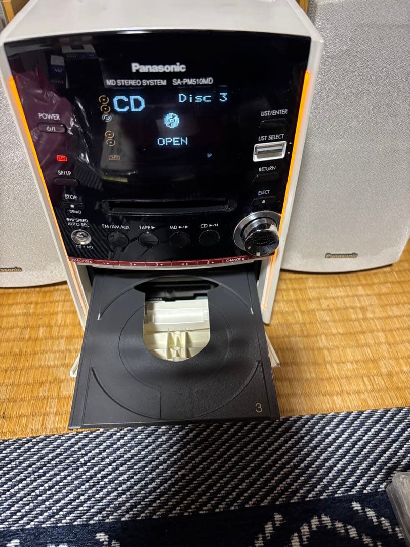 Panasonic Cd, Md Cassette Decks Sa-Pm510Md