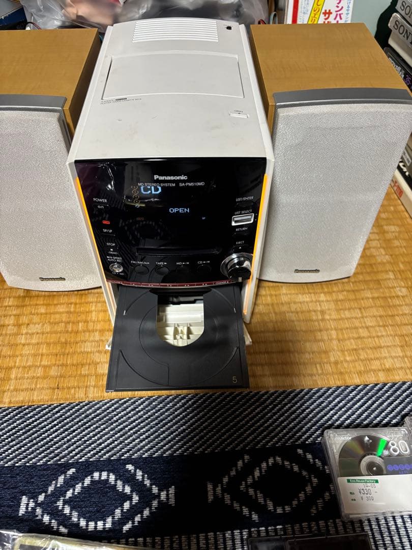 Panasonic Cd, Md Cassette Decks Sa-Pm510Md
