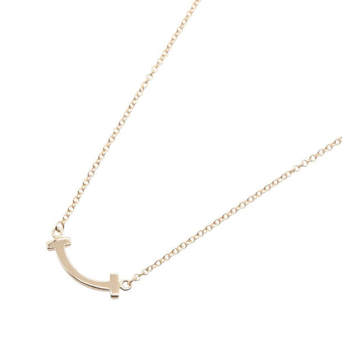 Tiffany Necklace Co T 62617721 40.5/45.5 K18Pg Used A