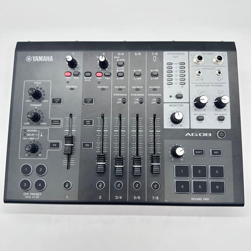 Yamaha Audio Interfaces Ag08 Live Streaming Mixer
