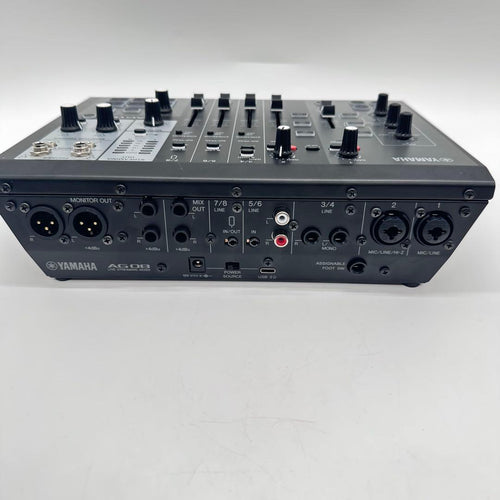 Yamaha Audio Interfaces Ag08 Live Streaming Mixer