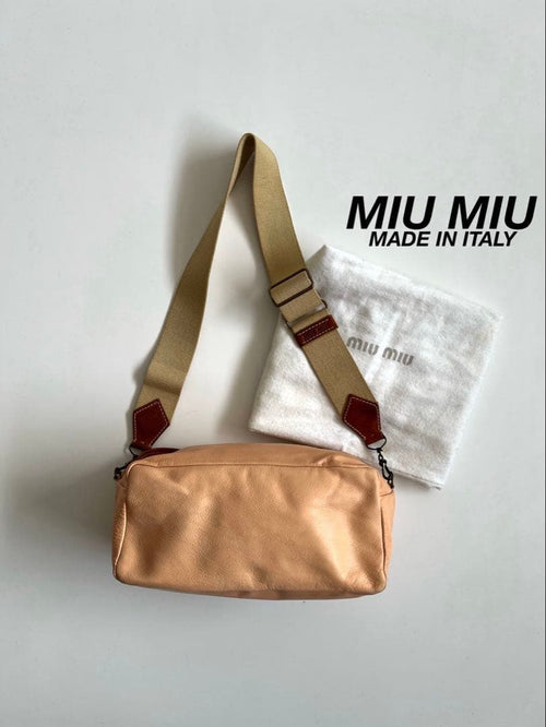 Miu Shoulder Bags Archive Leather Bag