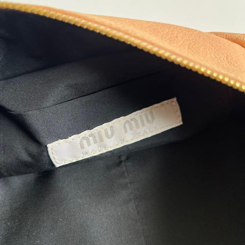 Miu Shoulder Bags Archive Leather Bag