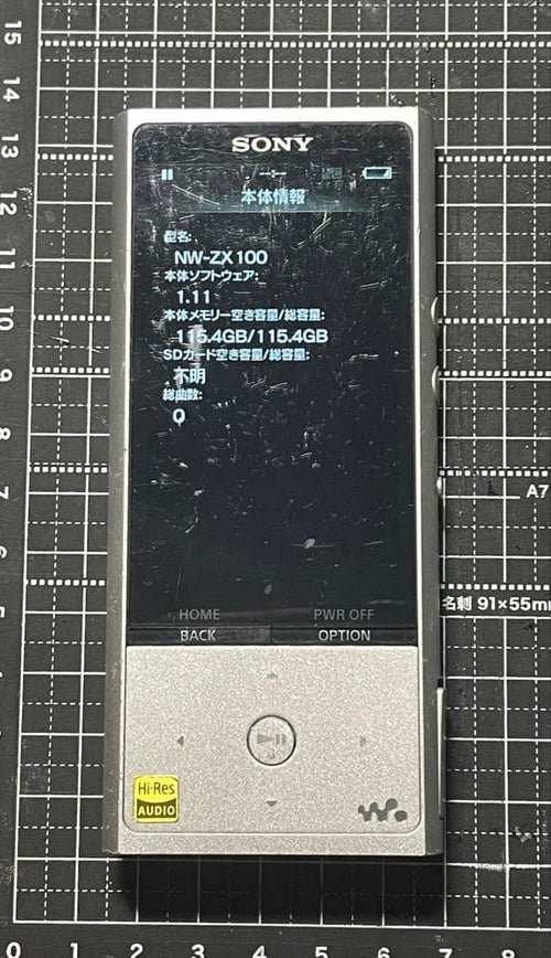 Sony Digital Audio Players Walkman Nw-Zx100 128Gb Microsd
