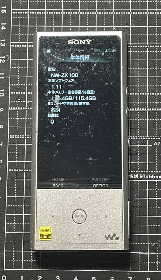 Sony Digital Audio Players Walkman Nw-Zx100 128Gb Microsd