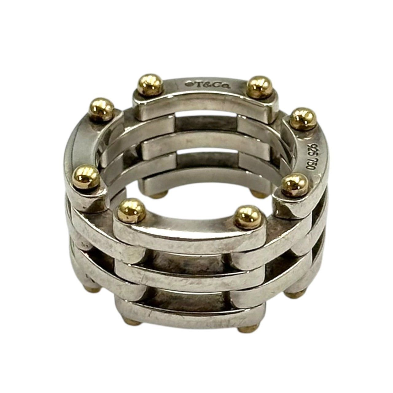 Tiffany Ring Co.( Silver Gold Two-Tone Gate 10