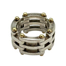 Tiffany Ring Co.( Silver Gold Two-Tone Gate 10