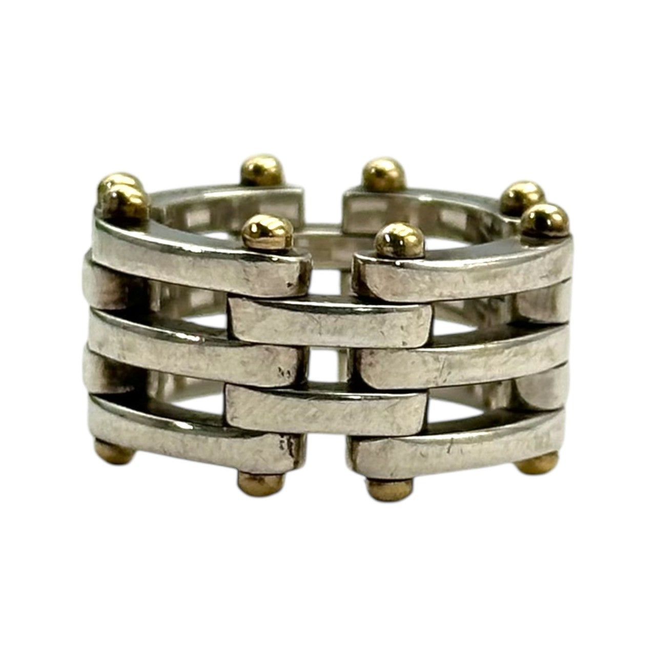 Tiffany Ring Co.( Silver Gold Two-Tone Gate 10