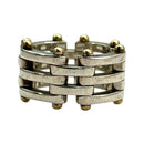 Tiffany Ring Co.( Silver Gold Two-Tone Gate 10