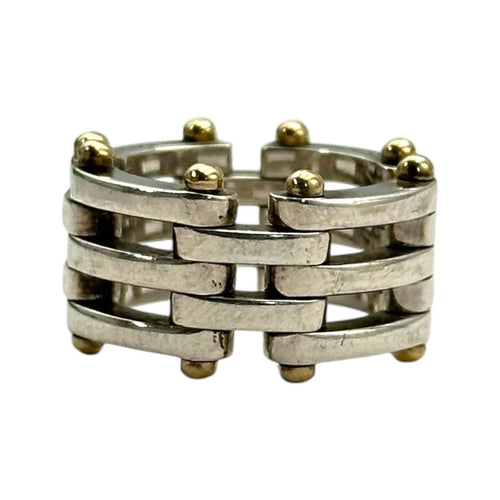 Tiffany Ring Co.( Silver Gold Two-Tone Gate 10