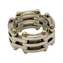 Tiffany Ring Co.( Silver Gold Two-Tone Gate 10