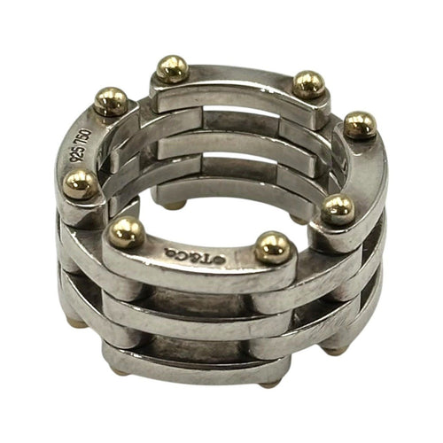 Tiffany Ring Co.( Silver Gold Two-Tone Gate 10