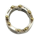 Tiffany Ring Co.( Silver Gold Two-Tone Gate 10