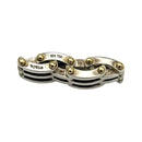 Tiffany Ring Co.( Silver Gold Two-Tone Gate 10