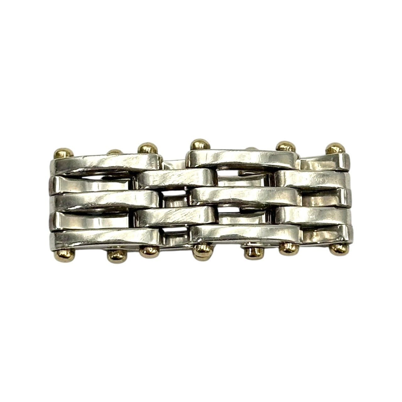 Tiffany Ring Co.( Silver Gold Two-Tone Gate 10