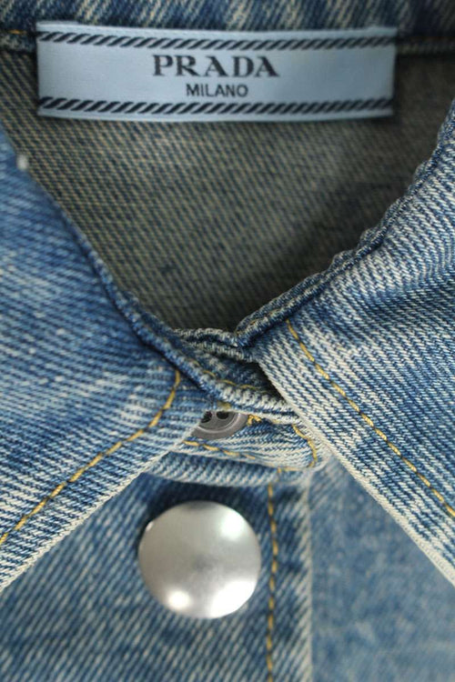 Prada G Jean Denim Jacket/Coverall Gfc036 38