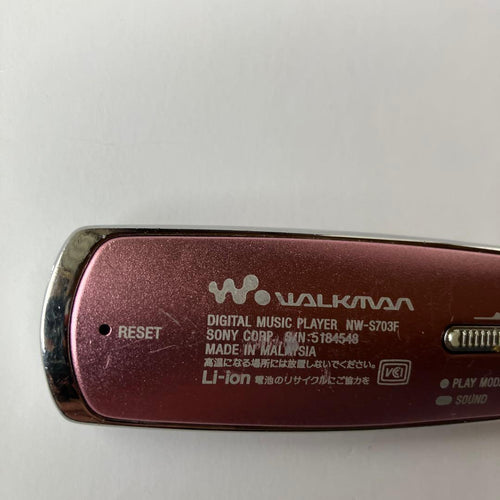Digital Audio Player Sony Nw-S703F. Walkman