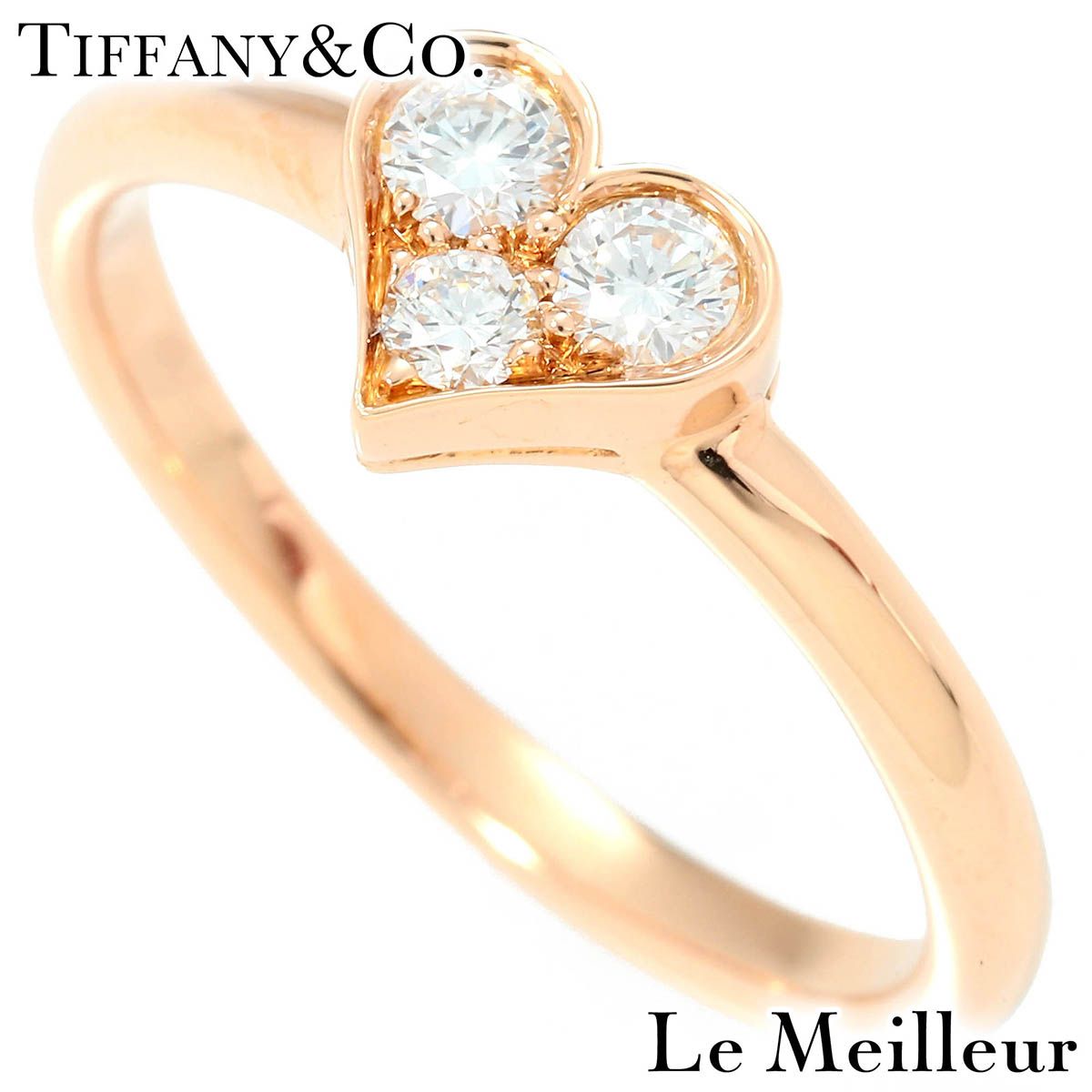 Tiffany Ring Tiffany&Co. K18Pg 11.5 Ok