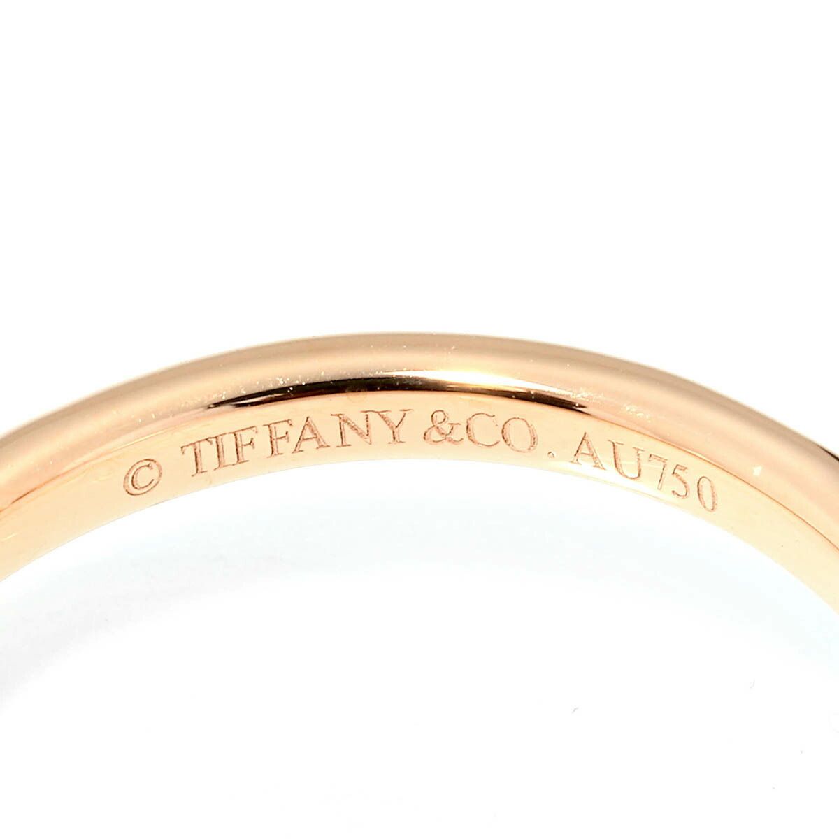 Tiffany Ring Tiffany&Co. K18Pg 11.5 Ok