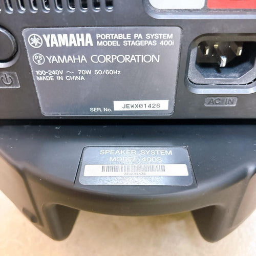 Portable Pa System Yamaha Stagepas 400I