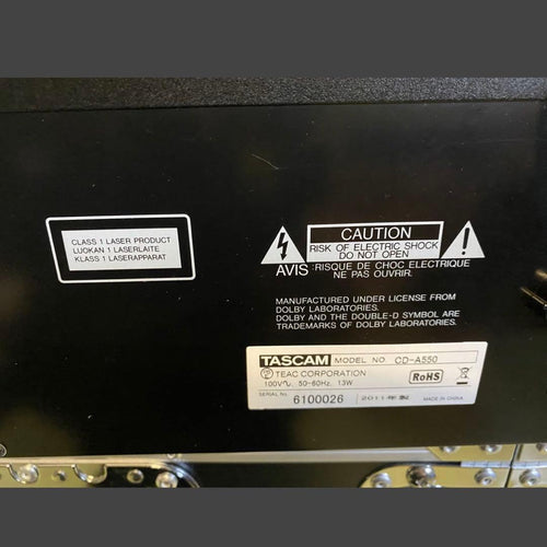 Tascam Cd Sacd Player Cd-A550