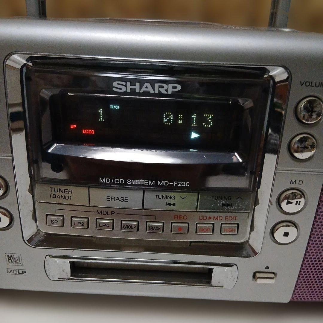 Sharp Cd, Md Cassette Decks Md-F230-P