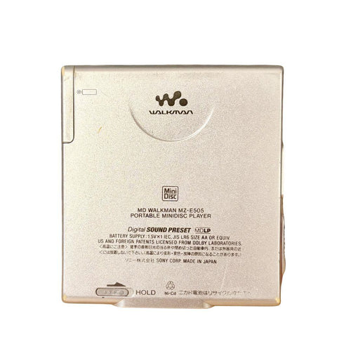 Sony Portable Md Players Mz-E505