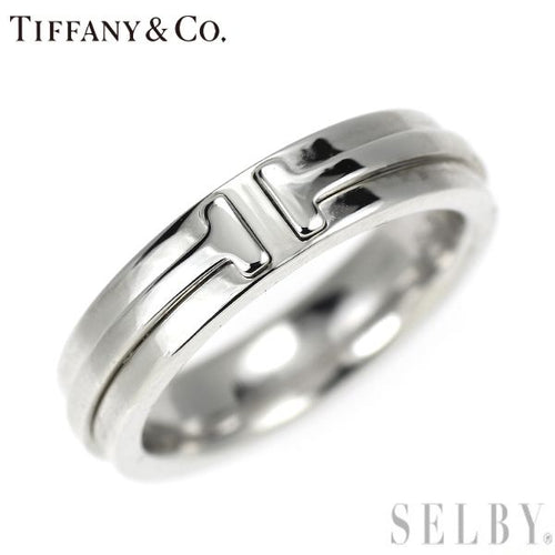 Tiffany Ring K18Wg T Two