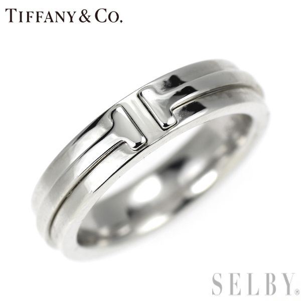 Tiffany Ring K18Wg T Two
