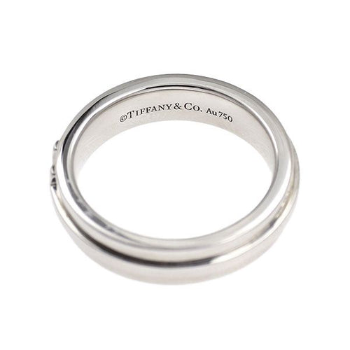 Tiffany Ring K18Wg T Two