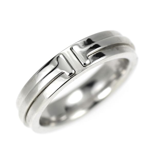 Tiffany Ring K18Wg T Two