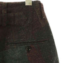 Y'S Others 24Aw Raised C/W Twill Pealed Check Pt Double Tuck Wide Pants 1 /Do Os
