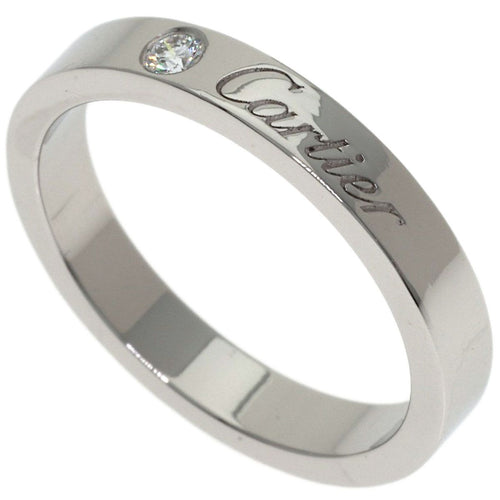 Cartier Ring C 1P #50 Pt950