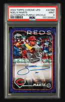 Mlb Noelvi Marte Purple Speckle Auto /299 Rc