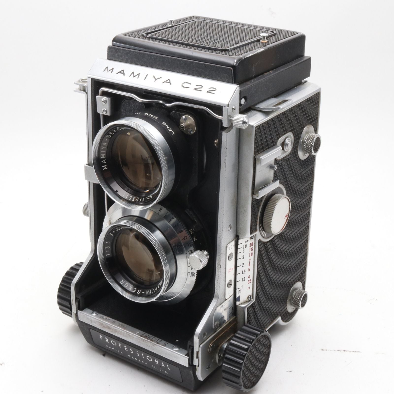 Mamiya Double -Lens Reflex Camera C22 Professional Sekor F3.5