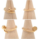 Cartier Ring 46 Sm 750 K18 Pg Rg 6 4799