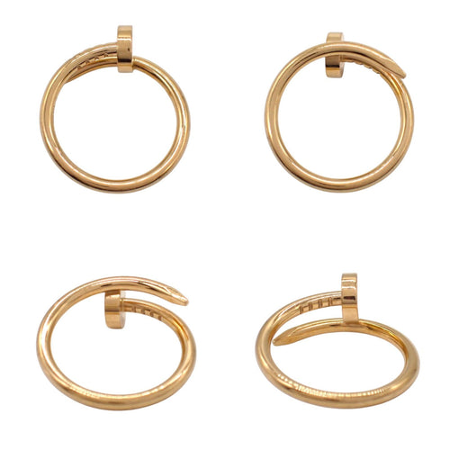 Cartier Ring 46 Sm 750 K18 Pg Rg 6 4799