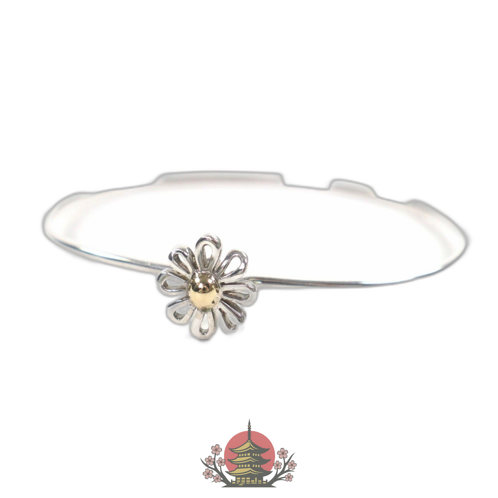 Tiffany Bangle Wristband Tiffany&Co. 925 750 7.1G (Color)